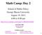 Math Camp: Day 2. School of Public Policy George Mason University August 19, :00 to 8:00 pm.