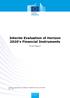 Interim Evaluation of Horizon 2020's Financial Instruments. Final Report