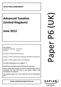 Paper P6 (UK) Advanced Taxation (United Kingdom) June 2012 ACCA FINAL ASSESSMENT. Kaplan Publishing/Kaplan Financial