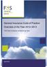 General Insurance Code of Practice: Overview of the Year