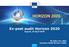 Ex-post audit Horizon 2020 Zagreb, 25 April Mr Ekke Van Vliet Common Audit Service (CAS)