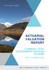 ACTUARIAL VALUATION REPORT CUMBRIA LOCAL GOVERNMENT PENSION SCHEME
