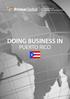 DOING BUSINESS IN PUERTO RICO