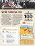 WE RE TURNING 100! IMPORTANT DATES. AgSouth. Holiday Office Closings. AgSouth s Branches Participating in 100 Days of Giving