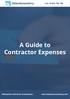 A Guide to Contractor Expenses