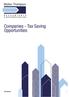 Corporation tax. Advancing expenditure. Trading losses. More flexibility for losses from April Capital allowances