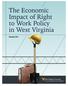 The Economic Impact of Right to Work Policy in West Virginia