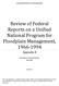 Review of Federal Reports on a Unified National Program for Floodplain Management,