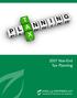 2017 Year-End Tax Planning. and. PARTNERS LLP Chartered Professional Accountants