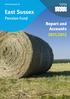 eastsussex.gov.uk East Sussex Pension Fund Report and Accounts 2011/2012
