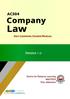 2 Contents COURSE MANUAL. Company Law AC304. Modibbo Adama University of Technology Open and Distance Learning Course Development Series