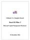 Citibank, N.A. Bangkok Branch. Basel III Pillar 3. Risk and Capital Management Disclosure