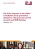 The FCA s response to the CMA s consultation on its provisional decision to refer personal current accounts and SME banking