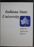 Indiana State University Financial Report