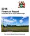 2015 Financial Report Corporation of the City of Peterborough