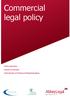 Commercial legal policy