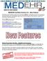 MEDEHR Certified Version 2.0 New Feature