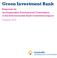Green Investment Bank. Response by the Sustainable Development Commission to the Environmental Audit Committee Inquiry