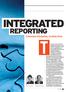 Integrated. reporting Converging Information, Creating Value