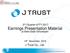 J Trust Co., Ltd. 2 nd Quarter of FY 2017 Earnings Presentation Material. at Belle Salle Nihonbashi. 14 th November, 2016.