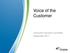 Voice of the Customer. Consumer Services Committee September 2017