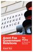 Arent Fox Government Relations. Tax Policy A Record of Success GOVERNMENT RELATIONS TAX