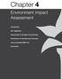 Chapter 4. Environment Impact Assessment. Introduction. ACT legislation. Assessment of strategic level planning. Assessment of development proposals