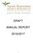 DRAFT ANNUAL REPORT 2016/2017 1