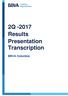 2Q Results Presentation Transcription. BBVA Colombia