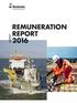 REMUNERATION REPORT 2016 REMUNERATION REPORT 2016