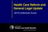 Health Care Reform and General Legal Update Conference Forum