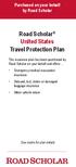 Road Scholar United States Travel Protection Plan