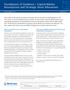 Foundations of Guidance Capital Market Assumptions and Strategic Asset Allocations