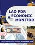 LAO PDR ECONOMIC MONITOR