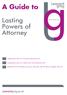 A Guide to Lasting Powers of Attorney