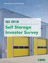 Self Storage Investor Survey