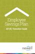 Employee Savings Plan. 401(k) Transition Guide