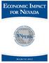 Economic impact for nevada M a rc h