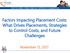 Factors Impacting Placement Costs: What Drives Placements, Strategies to Control Costs, and Future Challenges