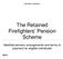 The Retained Firefighters Pension Scheme