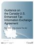 Guidance on the Canada-U.S. Enhanced Tax Information Exchange Agreement