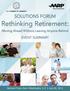 Rethinking Retirement: