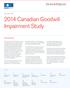 2014 Canadian Goodwill Impairment Study