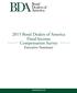2015 Bond Dealers of America Fixed-Income Compensation Survey