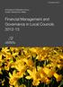 Financial Management and Governance in Local Councils