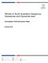 Review of South Australia s Dangerous Substances and Explosives laws. Consultation Draft Discussion Paper