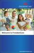Welcome to FreedomCare