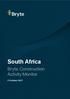 South Africa. Bryte Construction Activity Monitor