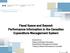Fiscal Space and Beyond: Performance Information in the Canadian Expenditure Management System