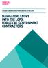 A GUIDE FOR EMPLOYERS PARTICIPATING IN THE LGPS NAVIGATING ENTRY INTO THE LGPS: FOR LOCAL GOVERNMENT CONTRACTORS